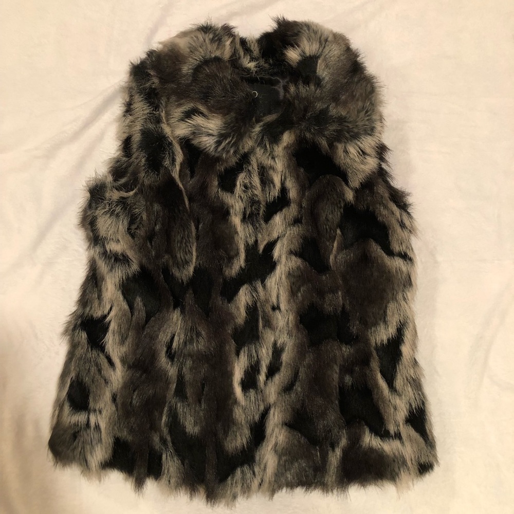 NWOT - Rachel Zoe Faux Fur Vest